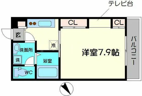 リブリ・マノアフォールズ【2階】の間取り