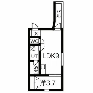フォレスト笠寺【3階】の間取り