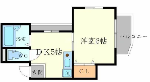 大阪府豊中市向丘3丁目【マンション】の間取り
