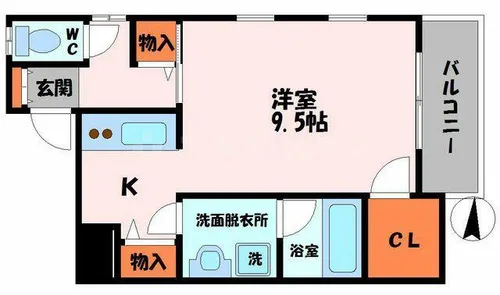ヴァンヴェール【2階】の間取り