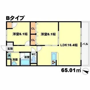 大阪府茨木市彩都やまぶき4丁目【マンション】の間取り