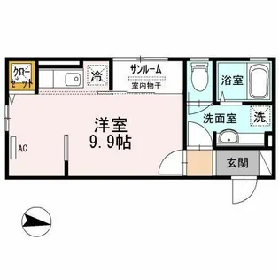大阪府箕面市西小路3丁目【アパート】の間取り