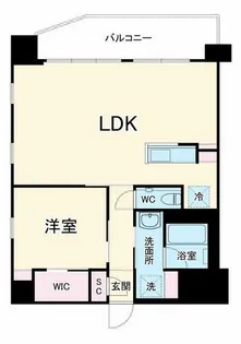 プレジオ松屋町【12階】の間取り