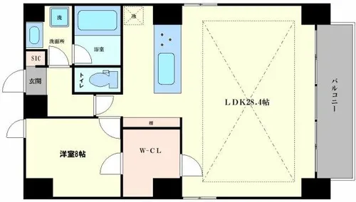BRAVE北新町【12階】の間取り