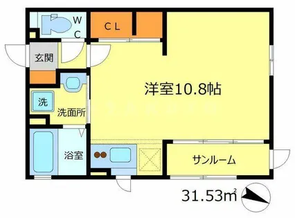 メープルヒル【1階】の間取り