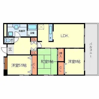 エクセル五月【1階】の間取り