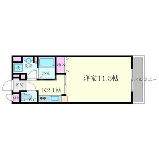 コージィコート桜井【2階】の間取り