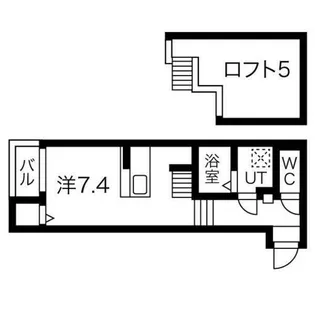 ブライト鶴舞【2階】の間取り
