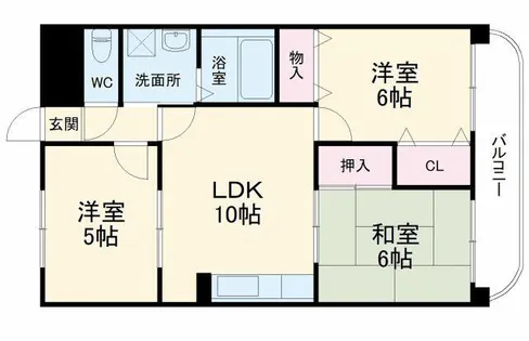 グレイス泉丘【5階】の間取り