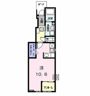 ジュネス【1階】の間取り