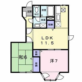 ニイナセレノ【1階】の間取り