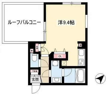 WELLCOURT NAKAMURA-KOUEN【4階】の間取り