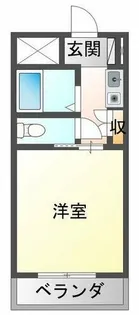 ファニーコートS【1階】の間取り