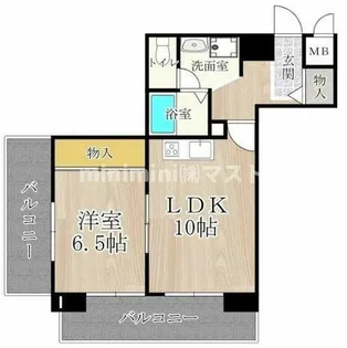 グレース大阪港【5階】の間取り