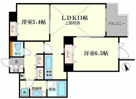 HORIE LUX【6階】の間取り