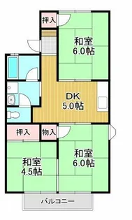 3DKの間取り画像