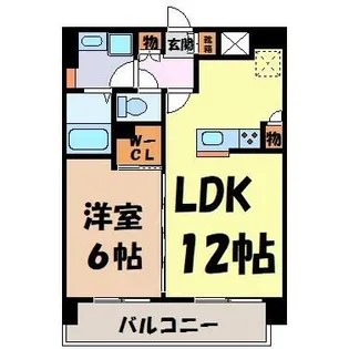 YS上前津【10階】の間取り