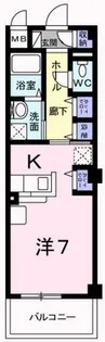 サニーキャンプ東雲Ⅰ【3階】の間取り