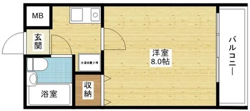 ミュゼ西淡路【3階】の間取り