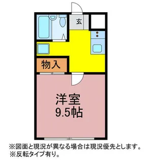ビオラ栄【106号室】の間取り