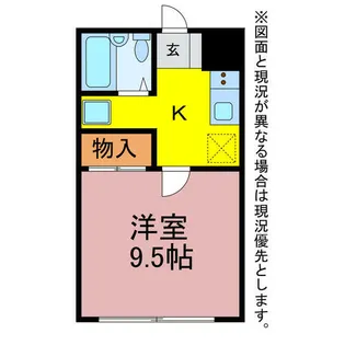ビオラ栄【106号室】の間取り