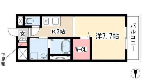 丸の内エンブルコート【2階】の間取り