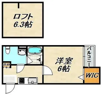 ルネッタ新長田【2階】の間取り