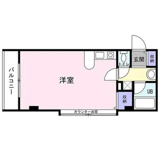 宝殿美保里ヤングパレス【105号室】の間取り
