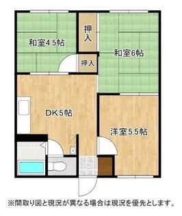 タウニィ熊西【2階】の間取り