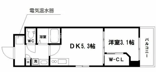 SERENITE-04【205号室】の間取り