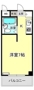 ウイングス北平野【3階】の間取り