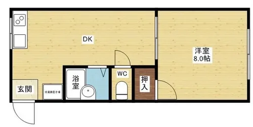 コーポサーティーン【4階】の間取り