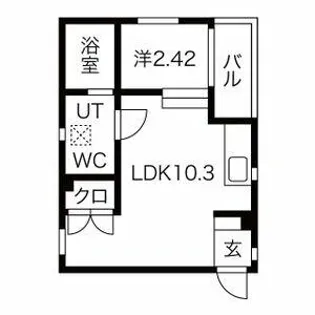 Lugar bonito【3階】の間取り