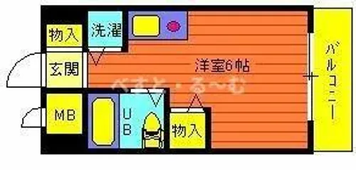 フォレスト明石【3階】の間取り