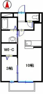 セリバテール荒川【1階】の間取り