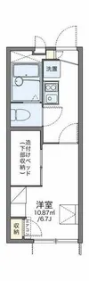 レオパレス蜂ヶ岡【1階】の間取り