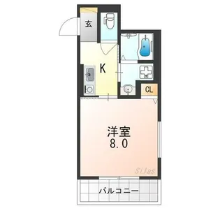 コンフォート円町【2階】の間取り