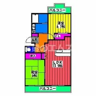 ファミールHIRO【2階】の間取り