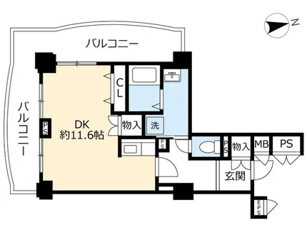 URアーバンラフレ星ヶ丘【0040104号室】の間取り