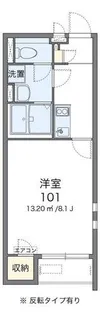 クレイノ神明【102号室】の間取り