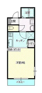 ハピネス渚【2階】の間取り