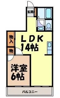 丸美タウンマンション今池【4階】の間取り