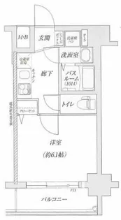 レジデンス福島Ⅱ【6階】の間取り