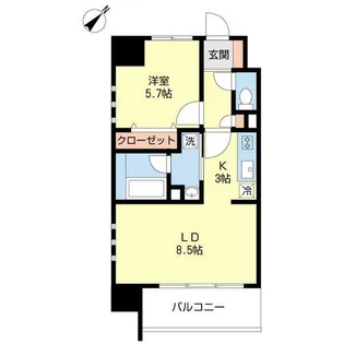 adoration【0301号室】の間取り