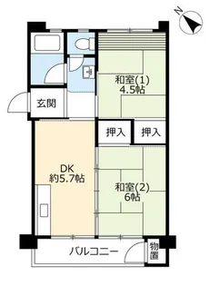 UR東豊中第二【1430501号室】の間取り