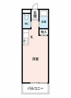 プリティスギタ【101号室】の間取り