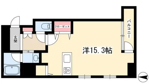 REPOSER名駅南【5階】の間取り