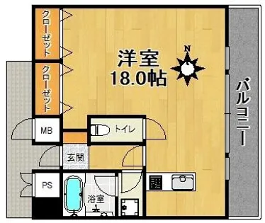 ネオ壱番館【5階】の間取り