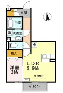 プレベール B棟【2階】の間取り