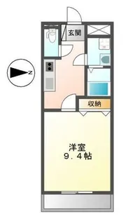 メゾン ハイバレー【1階】の間取り